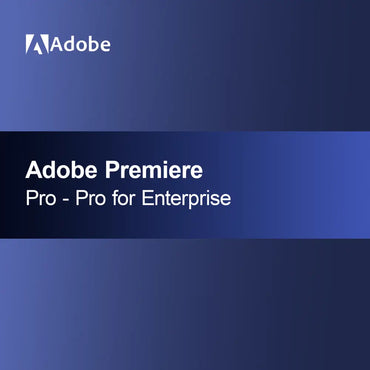 Adobe Premiere Pro - Pro voor Enterprise