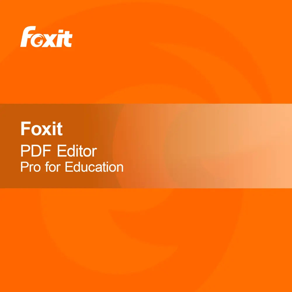 EDU Foxit PDF Editor Pro voor Onderwijs