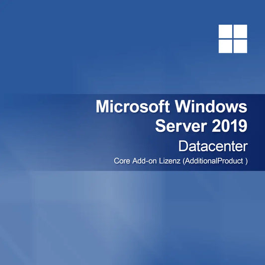 Microsoft Windows Server 2019 Datacenter - Core Add-on Licentie (AdditionalProduct )