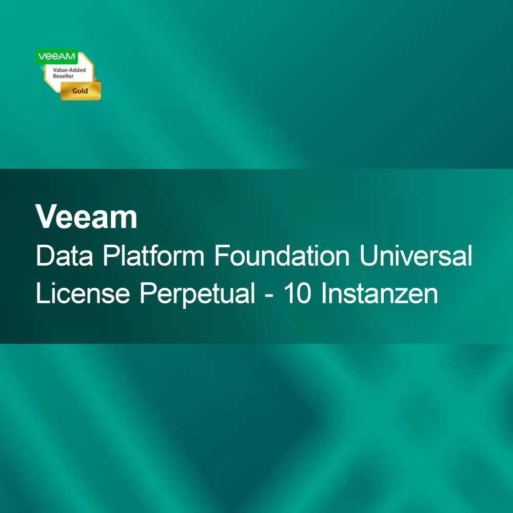 Veeam Data Platform Foundation Universele Licentie Perpetual - 10 Instanties