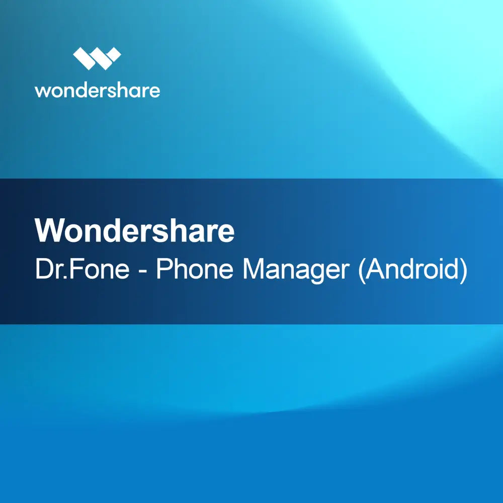 Wondershare Dr.Fone - Phone Manager (Android)