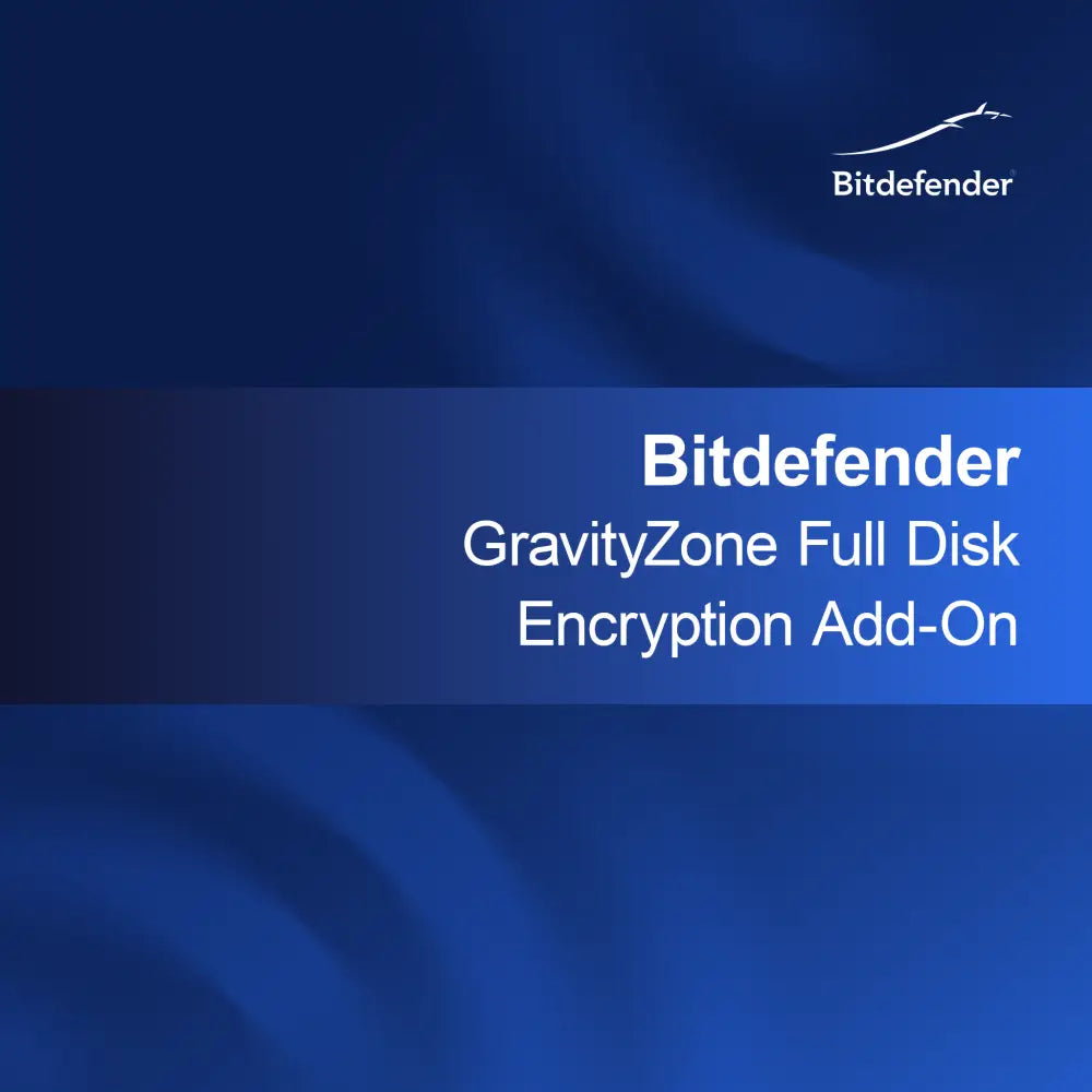 Bitdefender GravityZone Full Disk Encryption Add-On