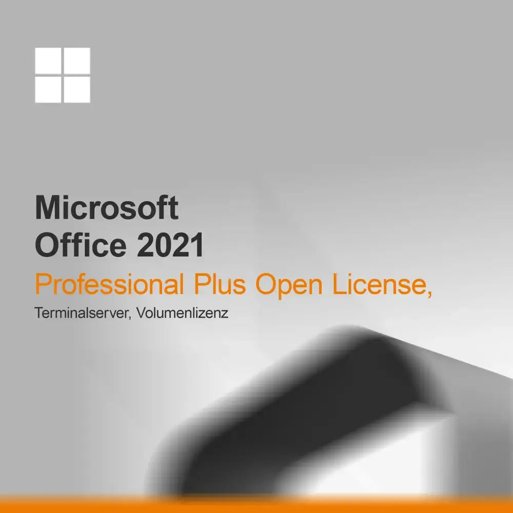 Microsoft Office 2021 Professional Plus Open License Terminalserver Volumenlizenz